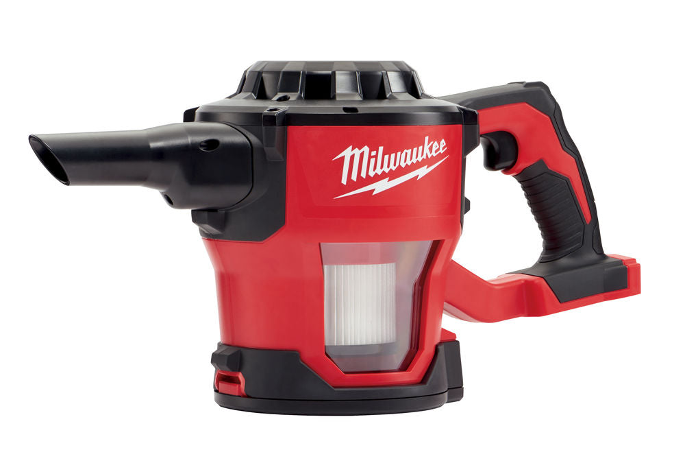 Milwaukee M18 CV-0 - Aspiratore compatto a batteria M18 Fuel classe, solo corpo