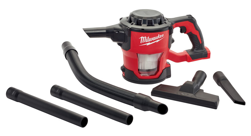 Milwaukee M18 CV-0 - Aspiratore compatto a batteria M18 Fuel classe, solo corpo