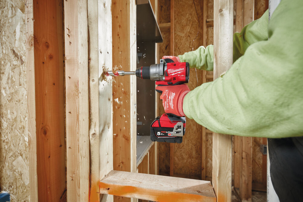Milwaukee M18 FDD3 - Trapano avvitatore a batteria, motore brushless - 2 x 5Ah