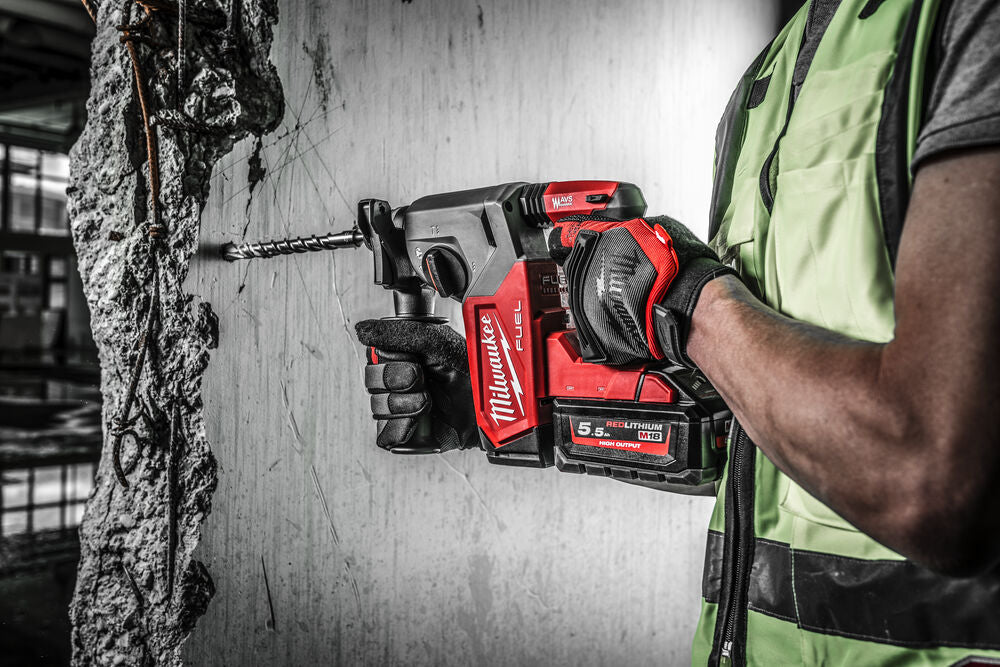 Milwaukee M18 FH-0X - Tassellatore a batteria 18V SDS Plus - 26 mm - solo corpo in valigetta 