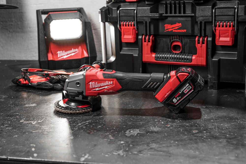 Milwaukee ONEFSAG125XB-0 - Smerigliatrice angolare a batteria M18 OneKey - solo corpo 