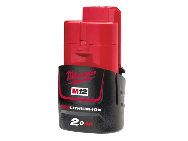 Milwaukee batteria M12 B2 12V 2Ah Li-ion per utensili famiglia M12 