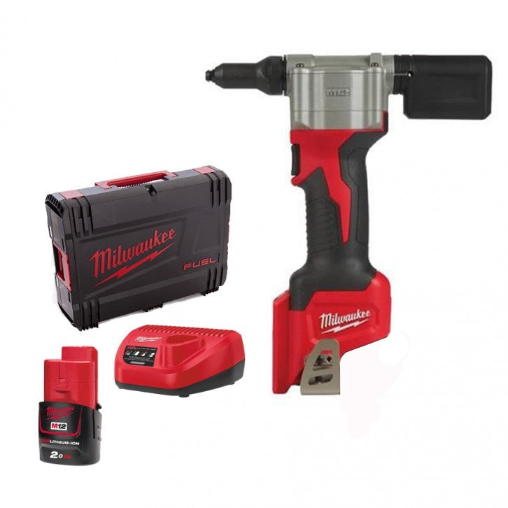 Rivettatrice a batteria Milwaukee miglior prezzo M12 BPRT-201X | Masterfer