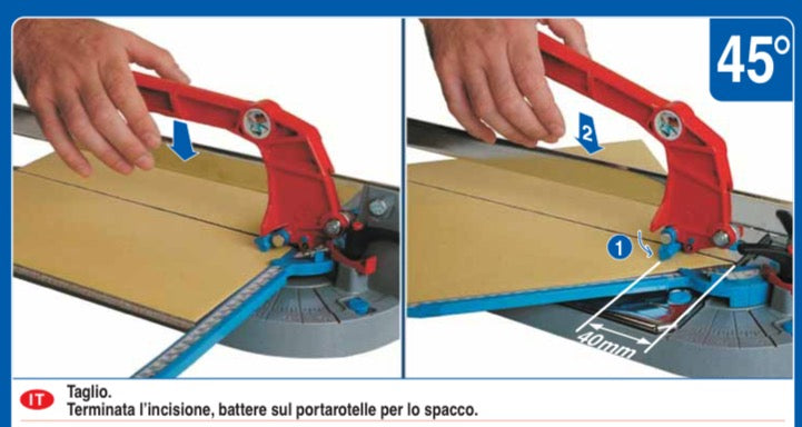 Montolit Minipiuma 26P - taglio instruzioni