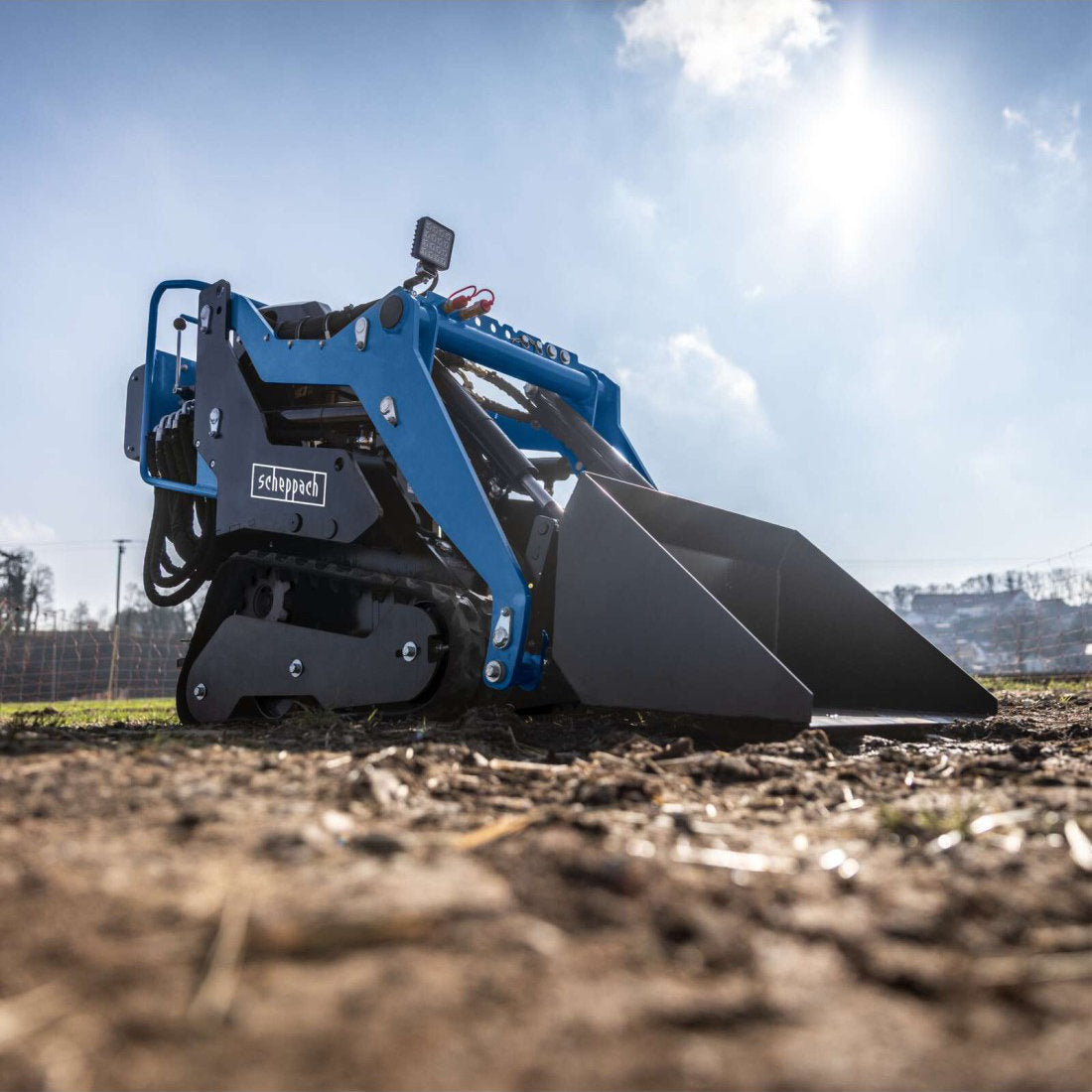 Scheppach MKL730 - Minipala Cingolata a scoppio 8,5CV - portata 200kg