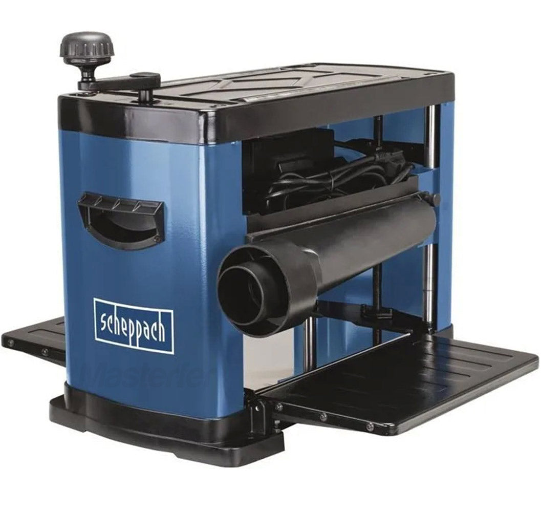  Scheppach PLM1800 vista posteriore con bocchetta per aspirazione