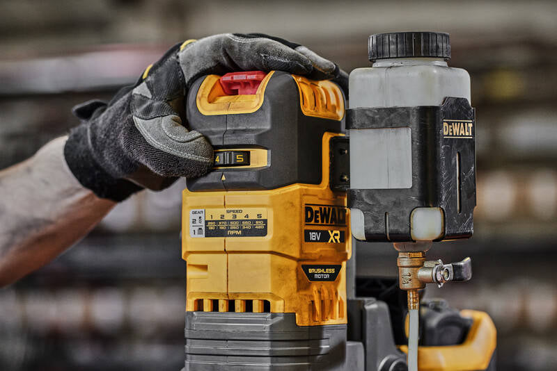 Dewalt DCD1623X2G-QW - Trapano magnetico a batteria 18V Flexvolt - 2 batterie da 9Ah