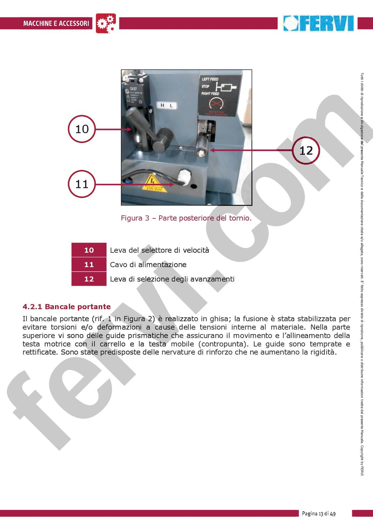 Fervi 0716S - Tornio parallelo con OMAGGIO