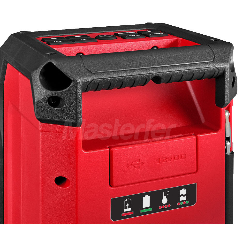 Milwaukee M12 RCDAB+-0 - Radio DAB+ da cantiere a batterie 