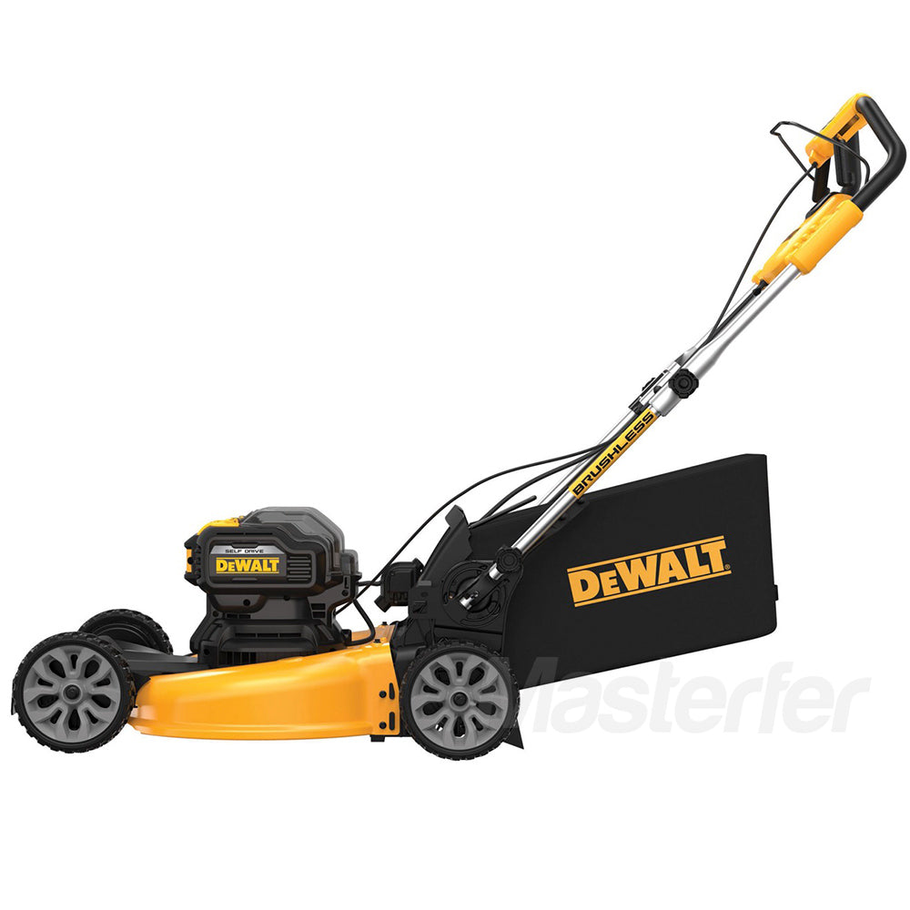 Dewalt DCMWSP564 - Rasaerba semovente a batteria 18V, due batterie da 9Ah