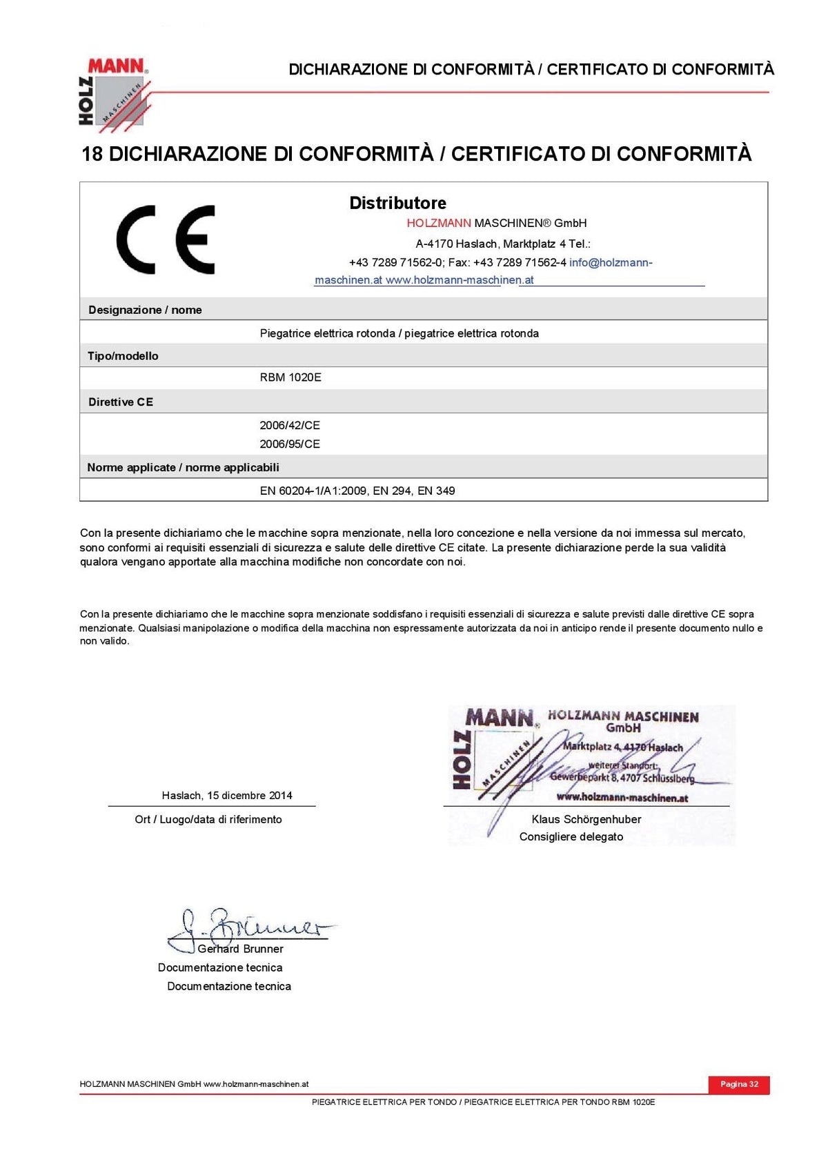 Holzmann RBM1020E - Calandra elettrica a tre rulli asimmetrici