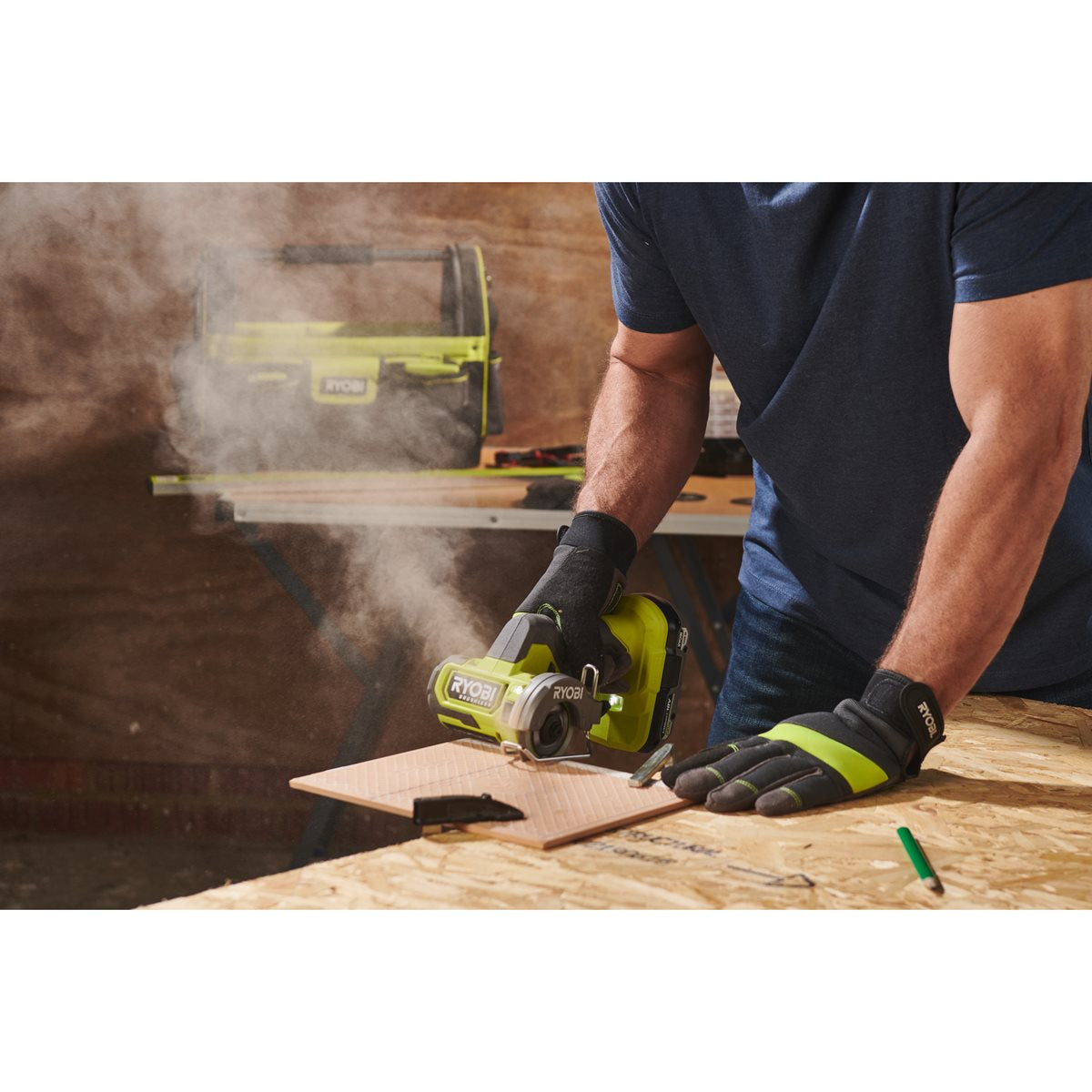 Ryobi RCT18BL-0 - Smerigliatrice compatta 18V Brushless, solo corpo
