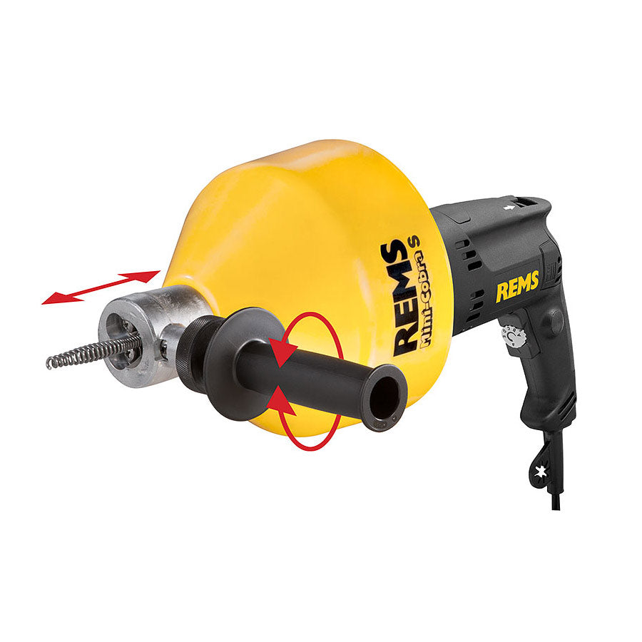 Rems Mini-Cobra S Set - Sonda sturatubi elettrica per tubi da 20 - 50 mm