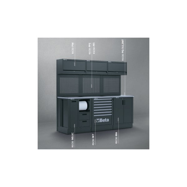 Beta RSC50E - Arredamento arredo completo per officina - piano in acciaio