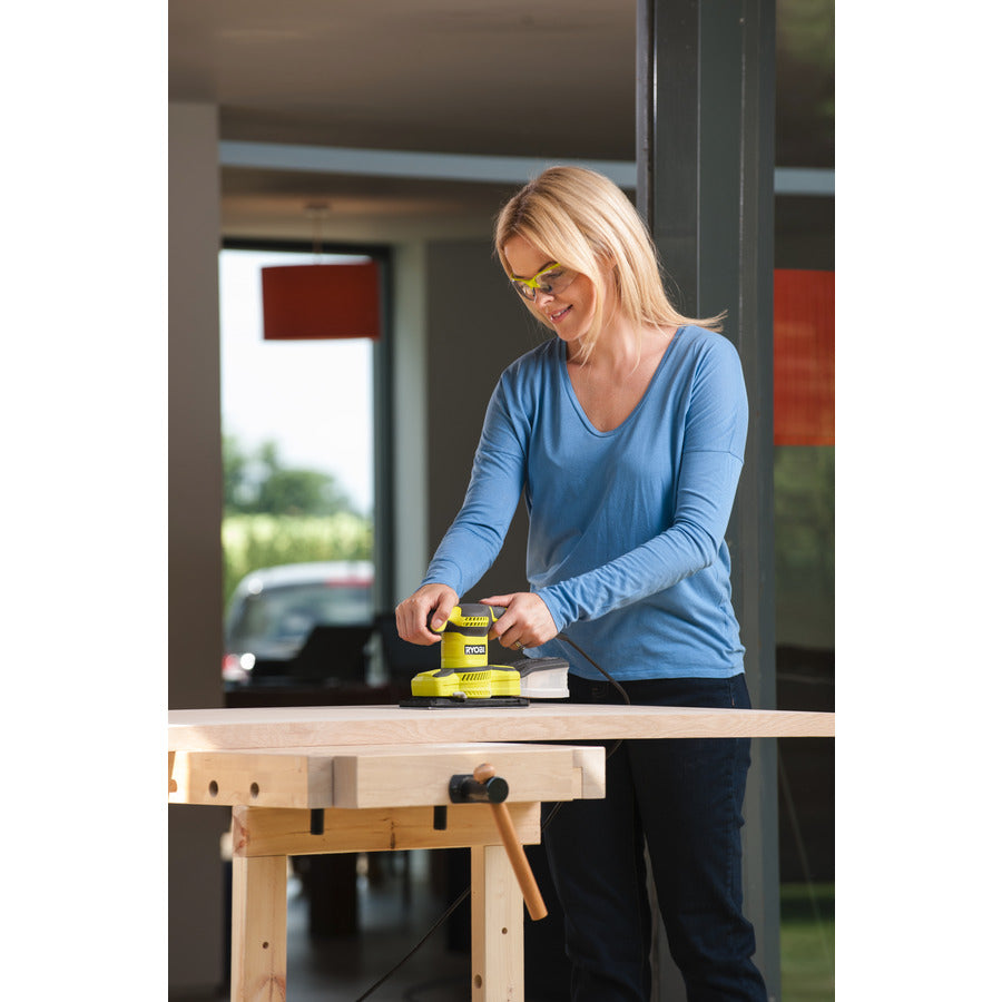 Ryobi RSS280-S - Levigatrice orbitale elettrica 280W - 93X185MM