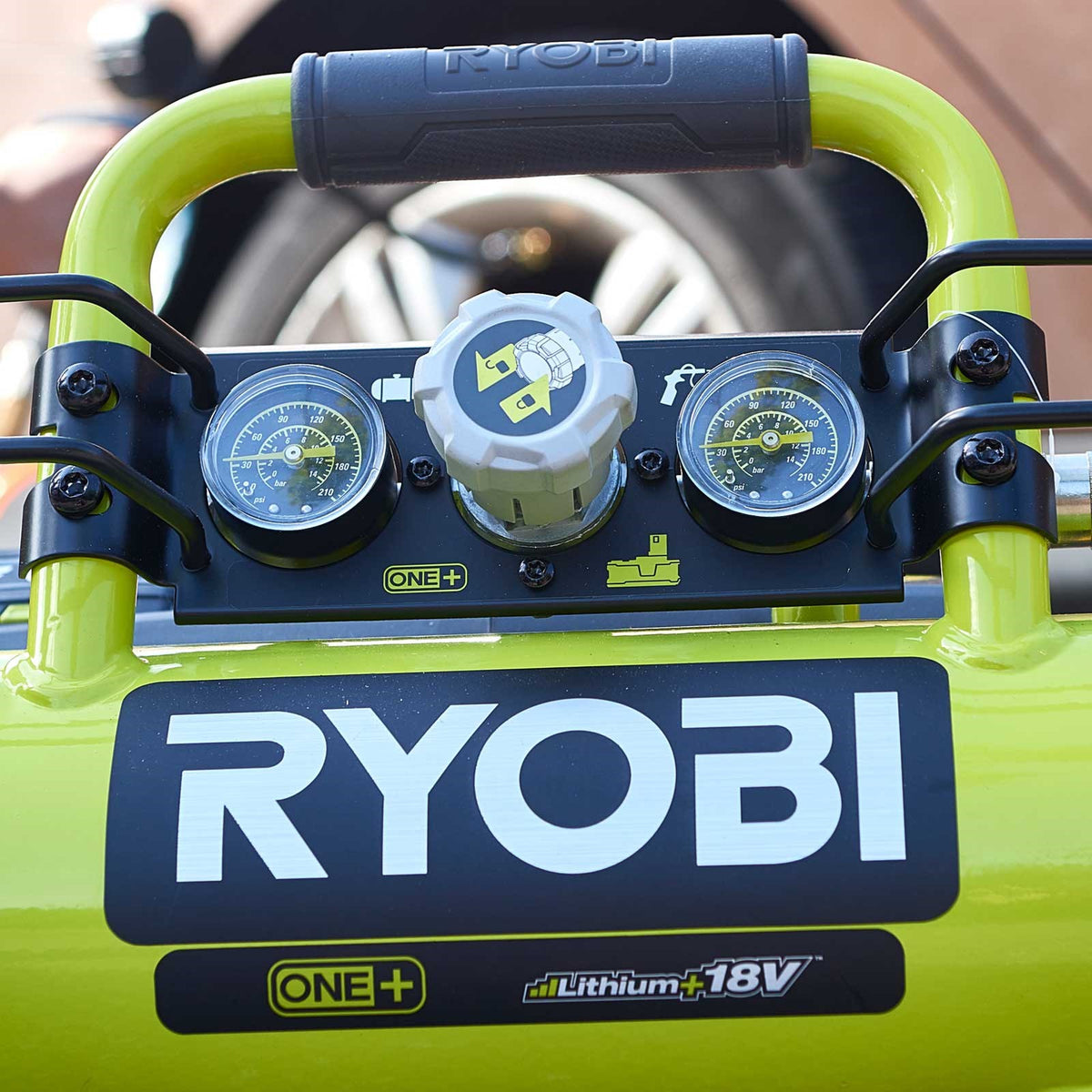 Ryobi R18AC-0 - Compressore aria portatile a batteria 18V ONE+ / solo corpo macchina