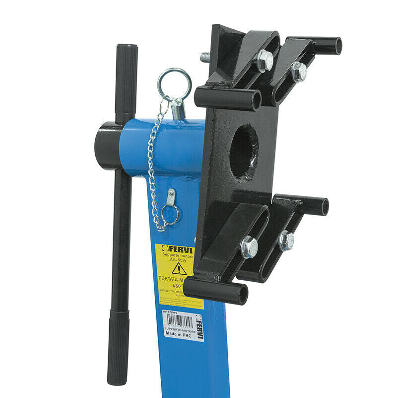 CAVALLETTO SUPPORTO SOLLEVAMENTO PER MOTORE GRU PARANCO 450kg Fervi S019