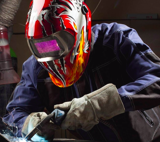 DRAGON maschera da saldatore per saldatura 3m speedglass razor dragon utilizzo sul campo