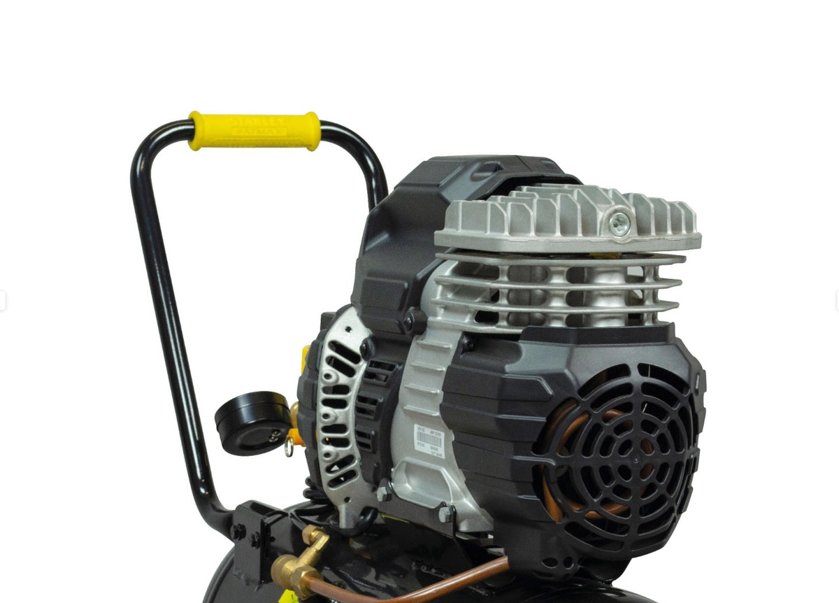 Stanley S 244/8/24 - Compressore aria silenziato, 8 bar, 24 litri