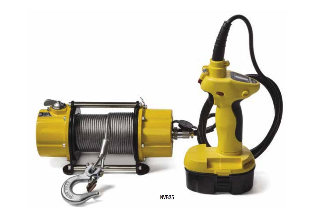 Novamach NVB35 - Verricello a batteria 18V - 350 Kg