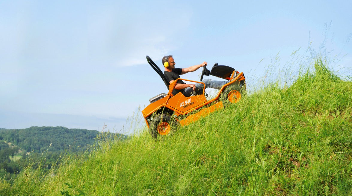 AS Motor AS 940 Sherpa 4WD XL - Trattorino falciatutto - taglio da 90 cm - trazione integrale e ruote maggiorate