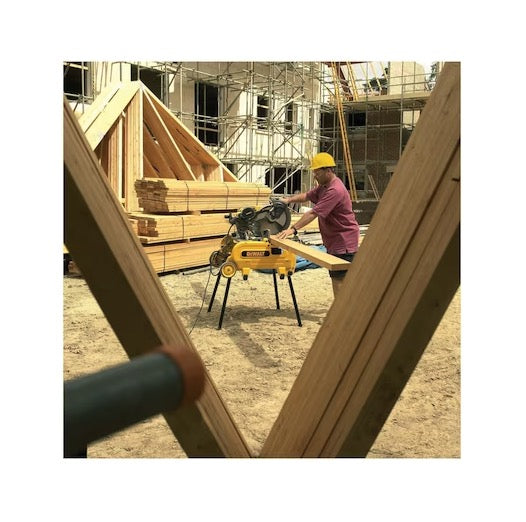 Dewalt D27107-QS - Sega trocantrice legno combinata con disco da 305 mm
