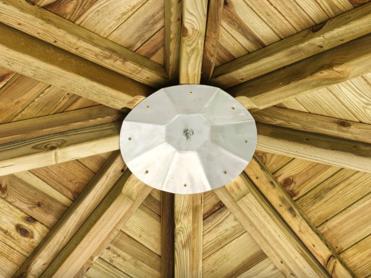 Losa Legnami Stromboli - Gazebo in legno impregnato - 315x315 cm 
