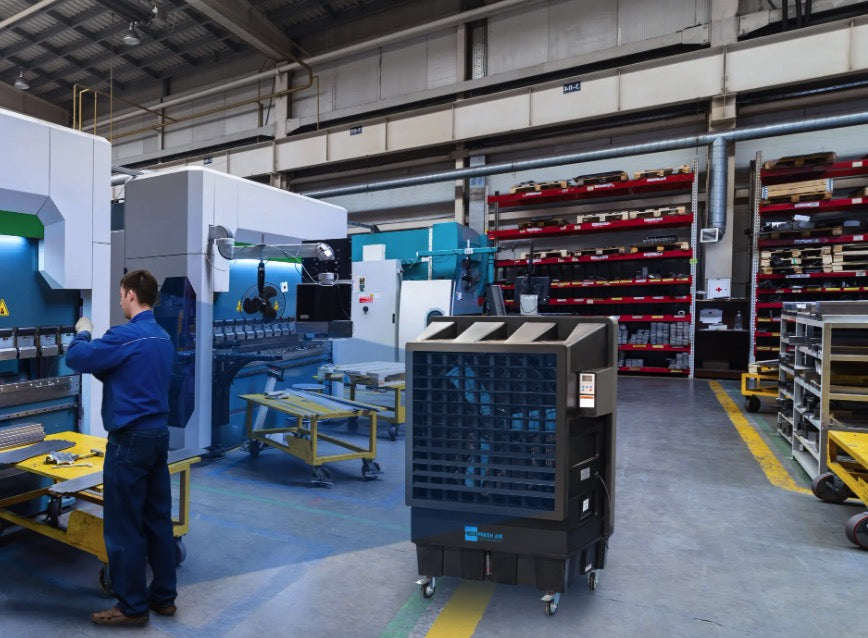 Eco Fresch Air FRE30000 - Raffrescatore evaporativo industriale per grandi spazi - fino a 800MQ