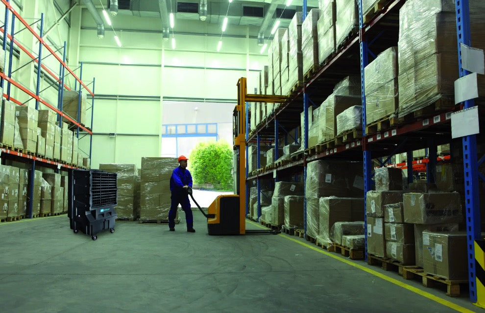 Eco Fresch Air FRE30000 - Raffrescatore evaporativo industriale per grandi spazi - fino a 800MQ