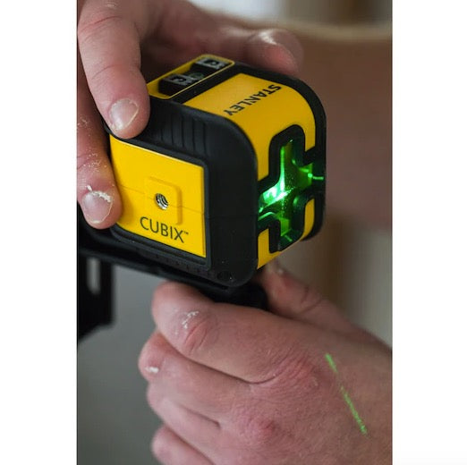 STANLEY Cubix - Livella laser autolivellante a raggio verde -