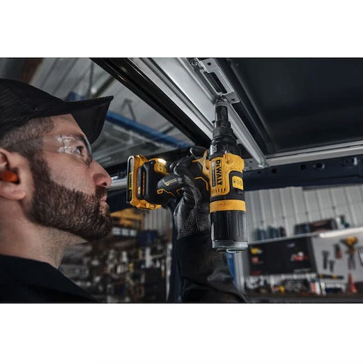 Dewalt DCF403NT-XJ - Rivettatrice a batteria 18V - solo corpo in valigetta 