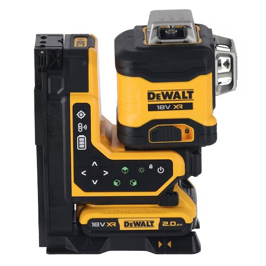 Dewalt DCLE34035D1 - Tracciatore livella laser multilinea 3 x 360° con tDewalt DCLE34035D1 - Tracciatore livella laser multilinea 3 x 360° con telecomando con raggio verde - 1 x 2 Ahelecomando con raggio verde - 1 x 2 Ah