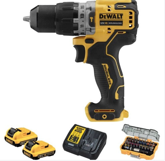 Dewalt U00023706W - Valigetta attrezzi Usag / Dewalt 002 UDM con avvitatore - 74 utensili 