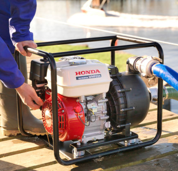 Honda WMP 20 pompa a scoppio per acque con prodotti chimici e anche salata , 4 tempi