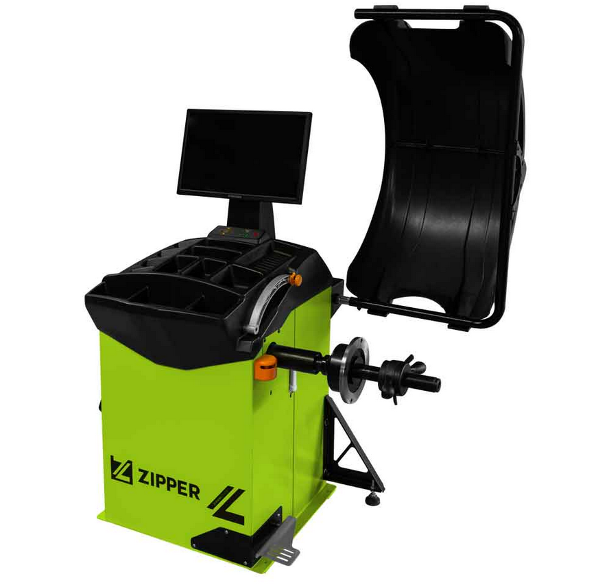 Zipper RWM827-LCD - Equilibratrice gomme pneumatici auto - con display LCD