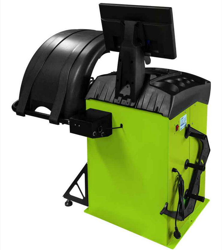 Zipper RWM827-LCD - Equilibratrice gomme pneumatici auto - con display LCD
