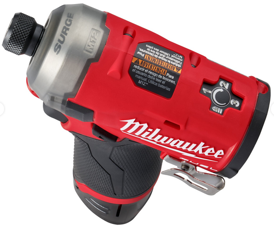 Milwaukee M12 FQID-0 Avvitatore ad impulsi silenzioso ¼″ hex M12 FUEL™ SURGE , SOLO CORPO - SENZA VALIGIA