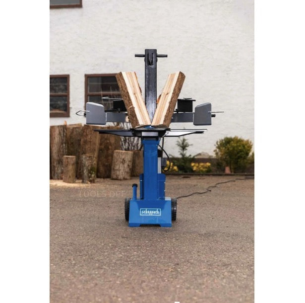 Scheppach Hl810 - Spaccalegna elettrico verticale trifase 8 Ton - 400V  