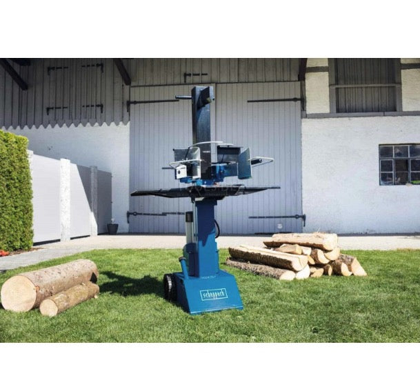 Scheppach Hl810 - Spaccalegna elettrico verticale trifase 8 Ton - 400V  