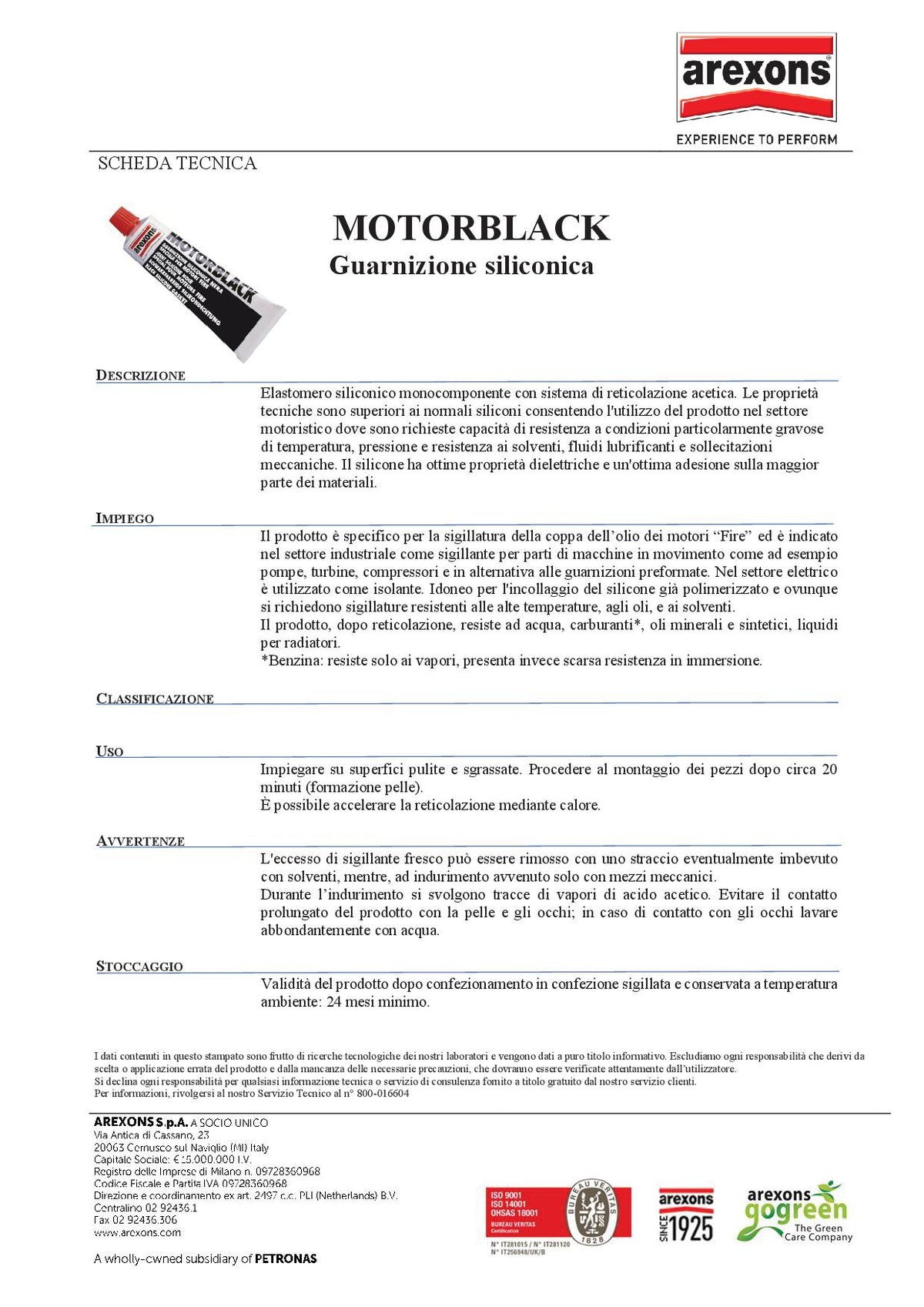 Guarnizione Siliconica Nera