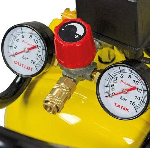 Stanley DST 150/8/24 Compressore aria silenzioso 24 lt, 1,3 HP