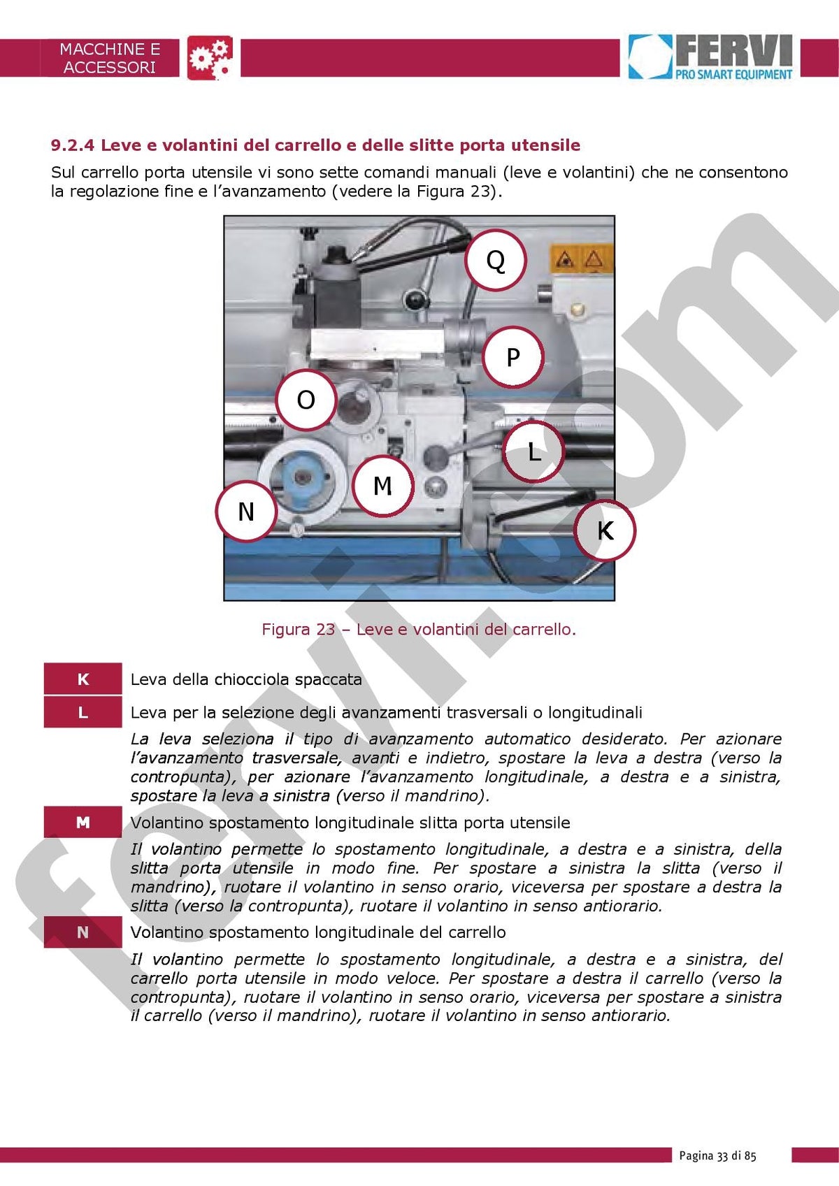 Fervi T998/230V3A - Tornio parallelo passaggio barra 51mm vis