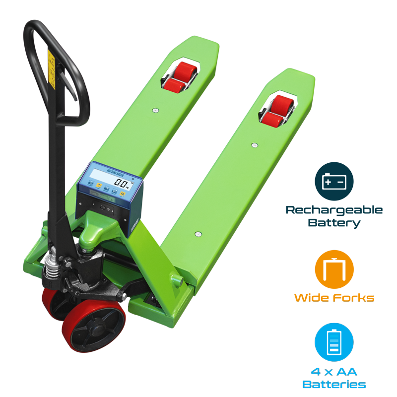 Dini Argeo Network TPWNBT-10 - Transpallet pesatore con display portata 2000Kg