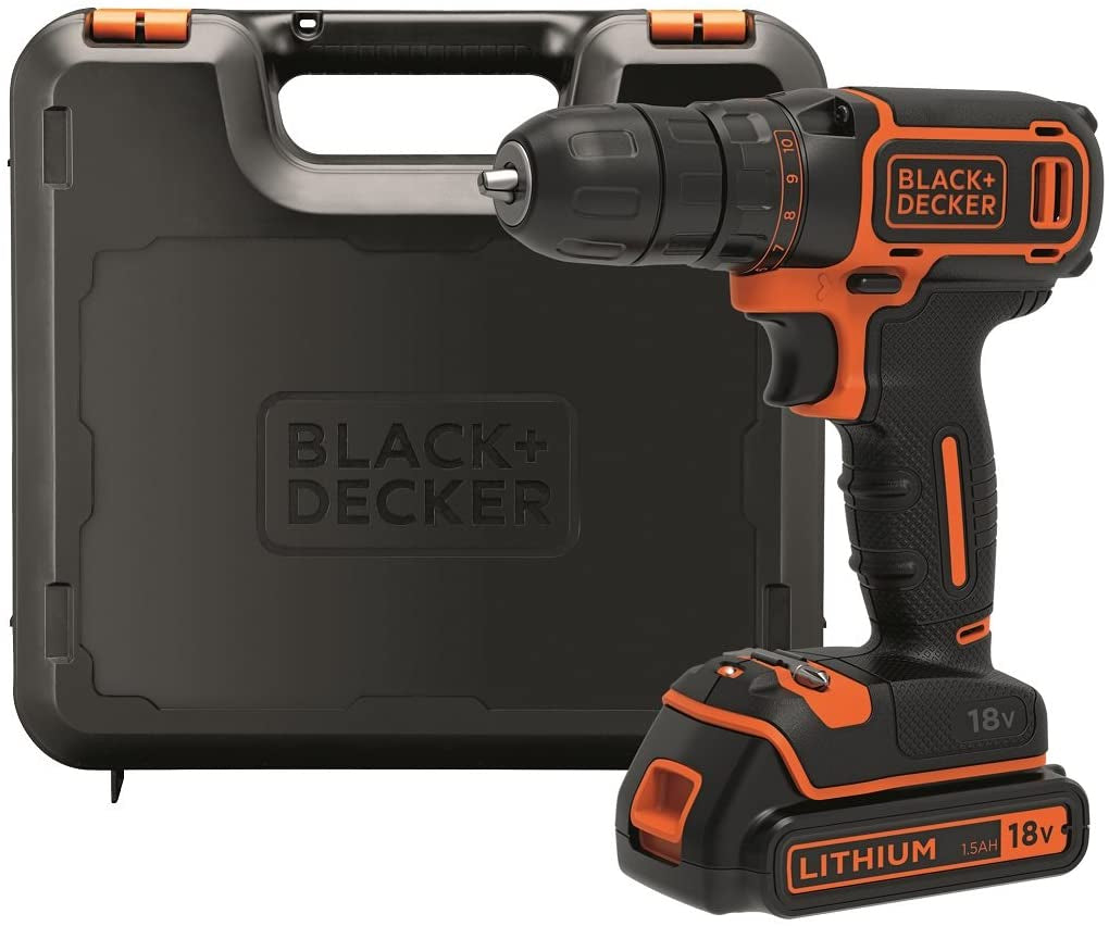 Black & Decker BDCDC18K - Trapano Avvitatore a batteria 18V 1,5 ah