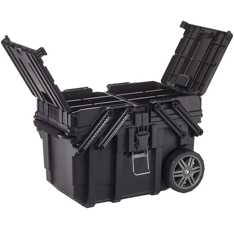 Keter Cantilever Job Box - Valigia Trolley porta attrezzi da cantiere 