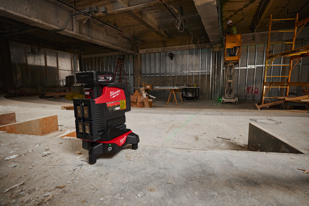 Milwaukee WLB-C - Piattaforma di allineamento con telecomando per livelle laser 