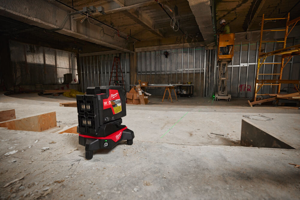 Milwaukee WLB-C - Piattaforma di allineamento con telecomando per livelle laser 